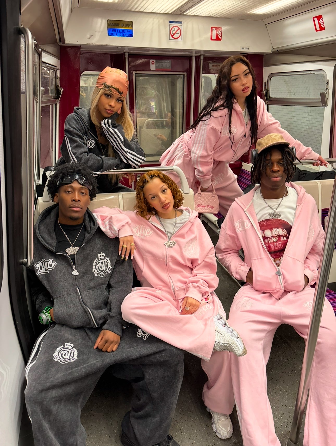 Striped Tracky (pink jogger)