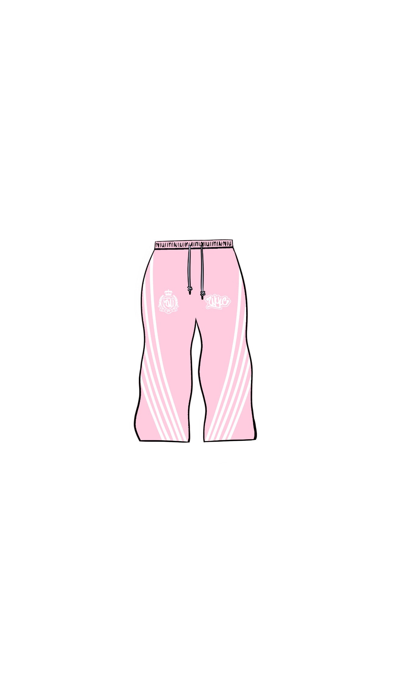 Striped Tracky (pink jogger)
