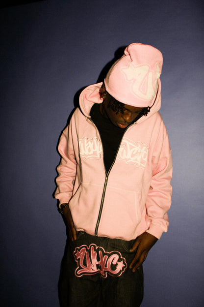 STITCH HOODIE (PINK)