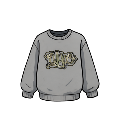 Camo sweater (grey)