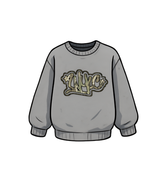 Camo sweater (grey)