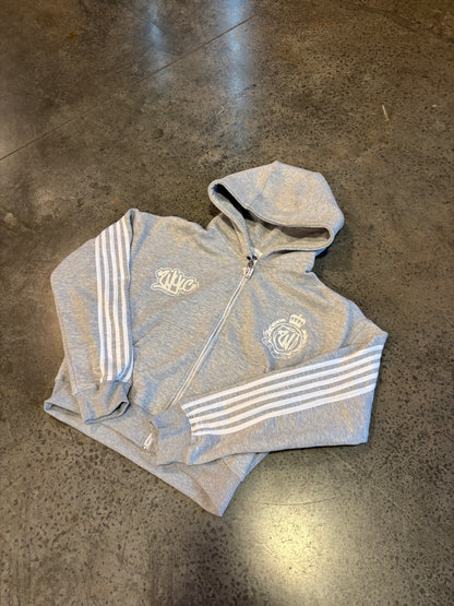 Striped Tracky (Grey zip-up)