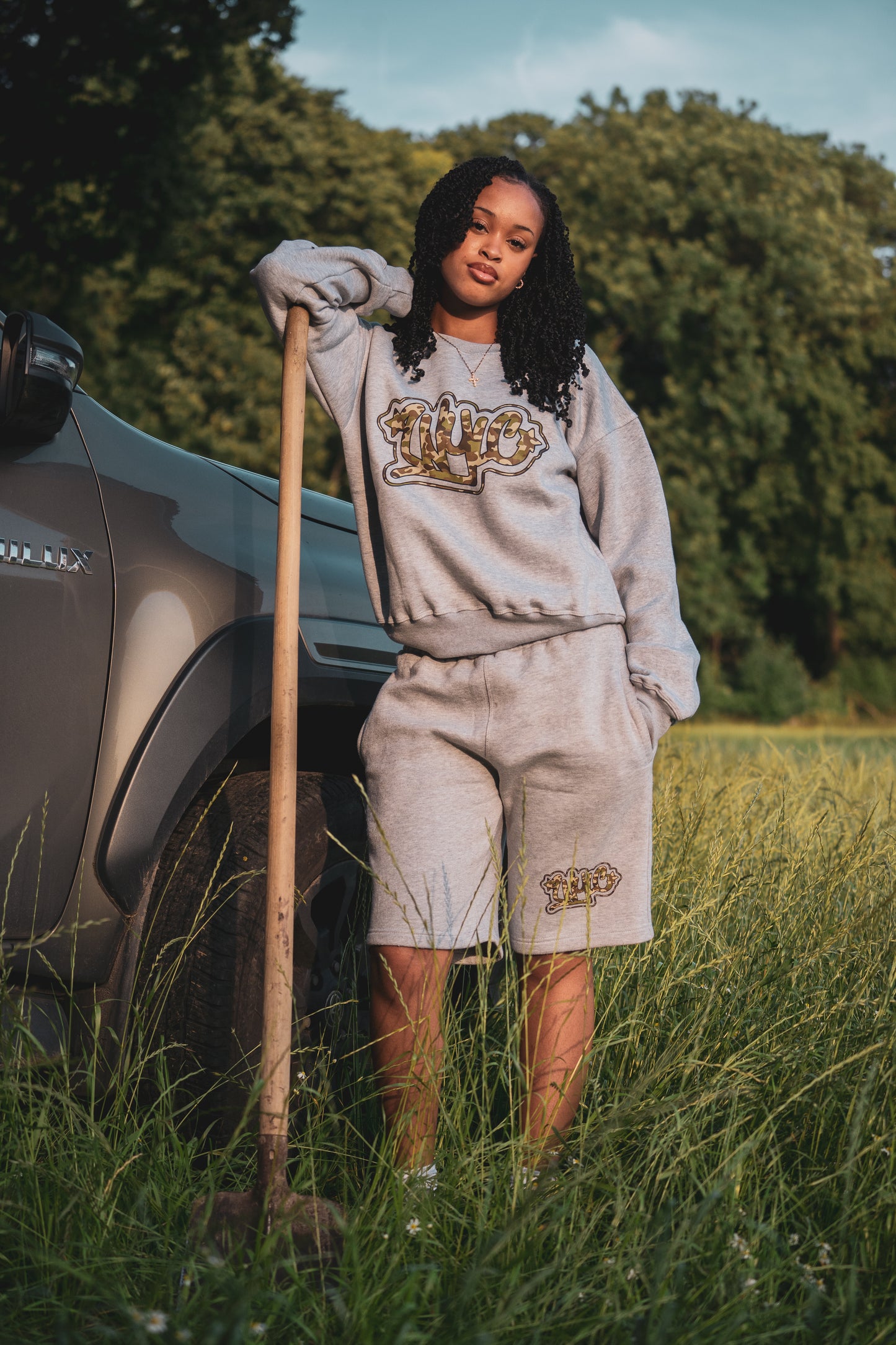 Camo sweater (grey)