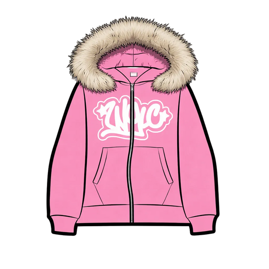 Fury Zip up (pink)