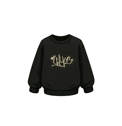 Camo sweater (black)