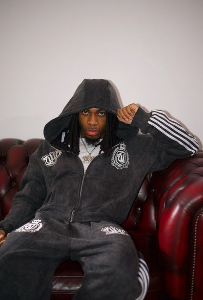 Striped Tracky (zip-up)