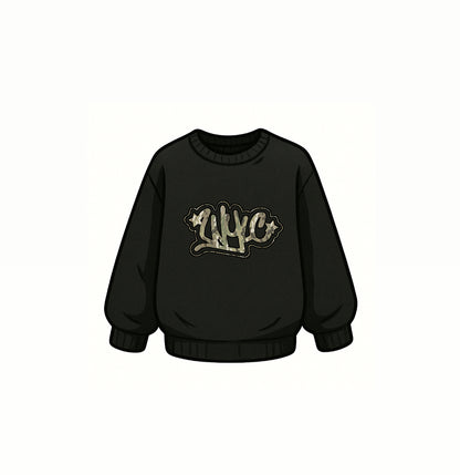 Camo sweater (black)