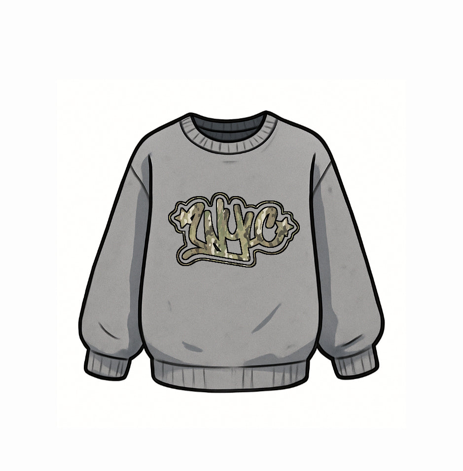 Camo sweater (grey)