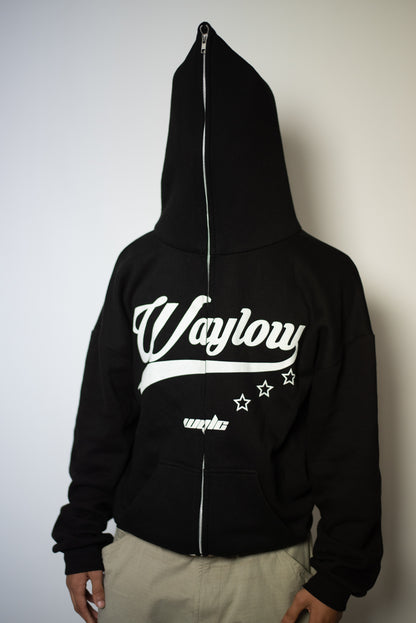 Black Retro Hoodie